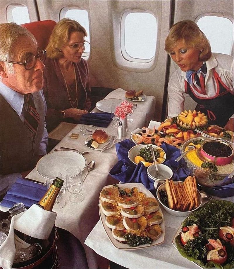 Pan Am’s Vintage Caviar And Chateaubriand Service