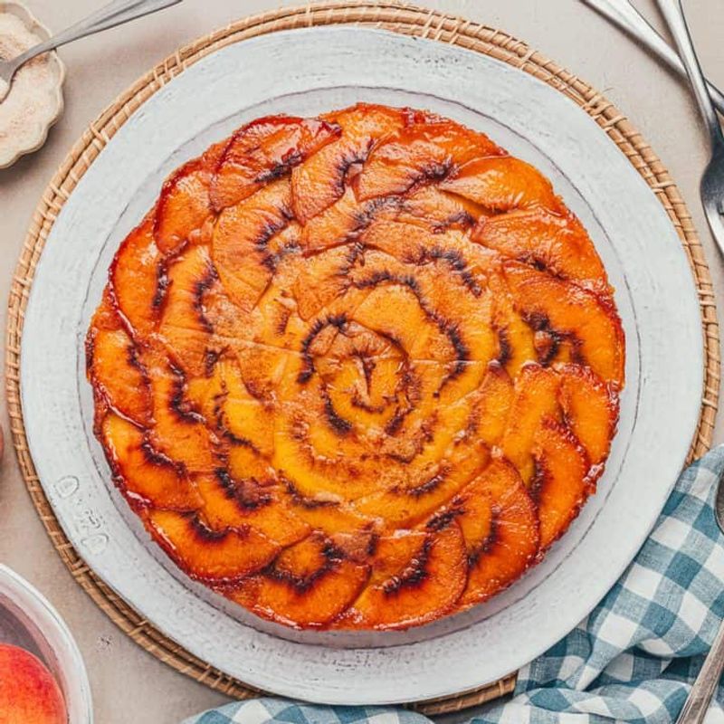 Peach Upside-Down Cake