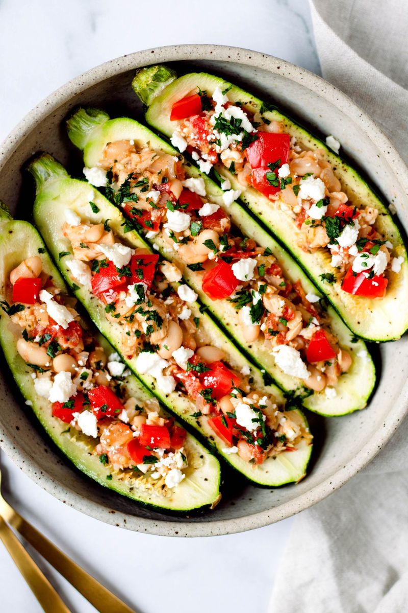 Stuffed Zucchini Boats