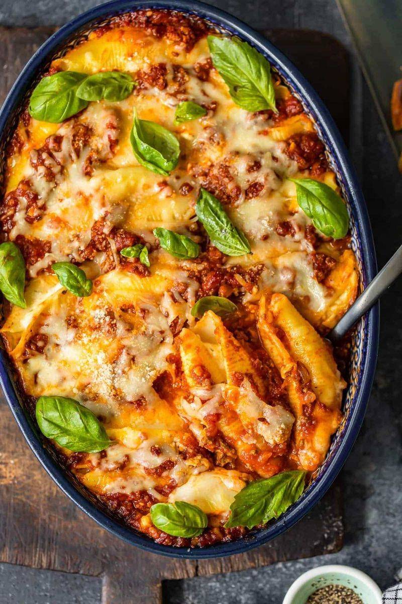 Slow-Roasted Tomato And Ricotta Stuffed Shells