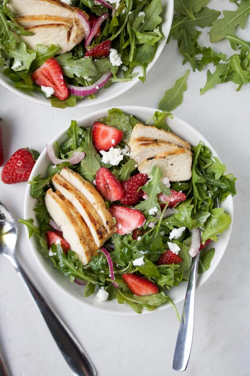 Grilled Chicken And Strawberry Salad