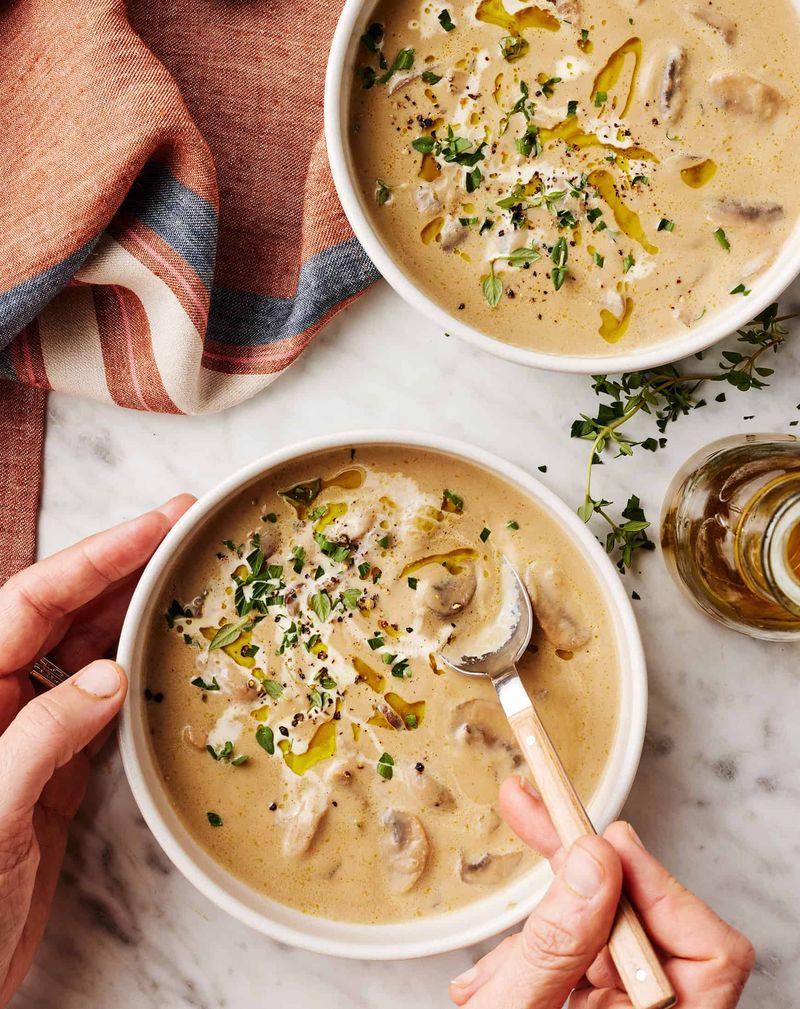 Creamy Wild Mushroom Soup