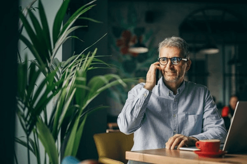 Taking Calls At The Table
