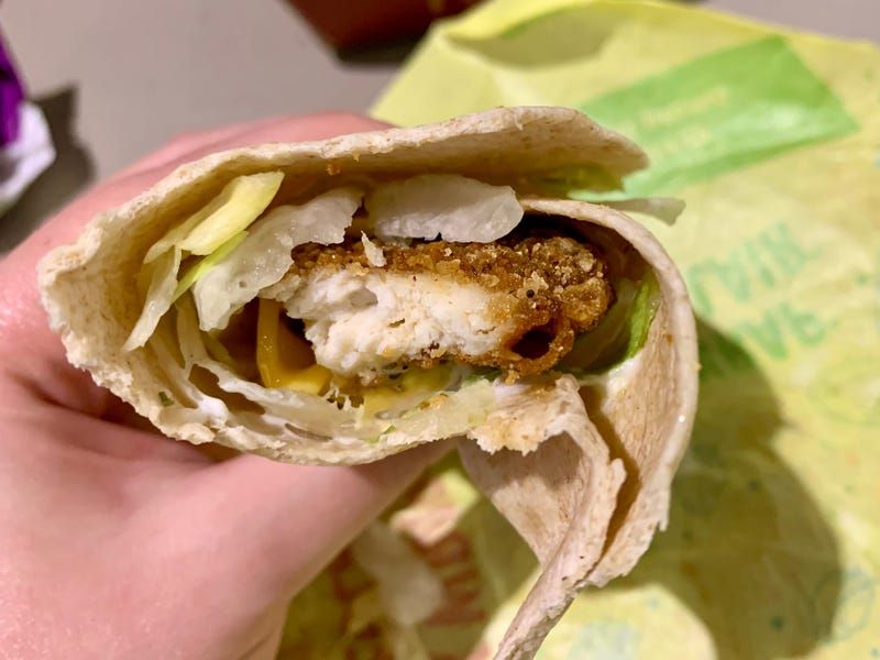 The Chicken Is Crunchy, But Not Juicy