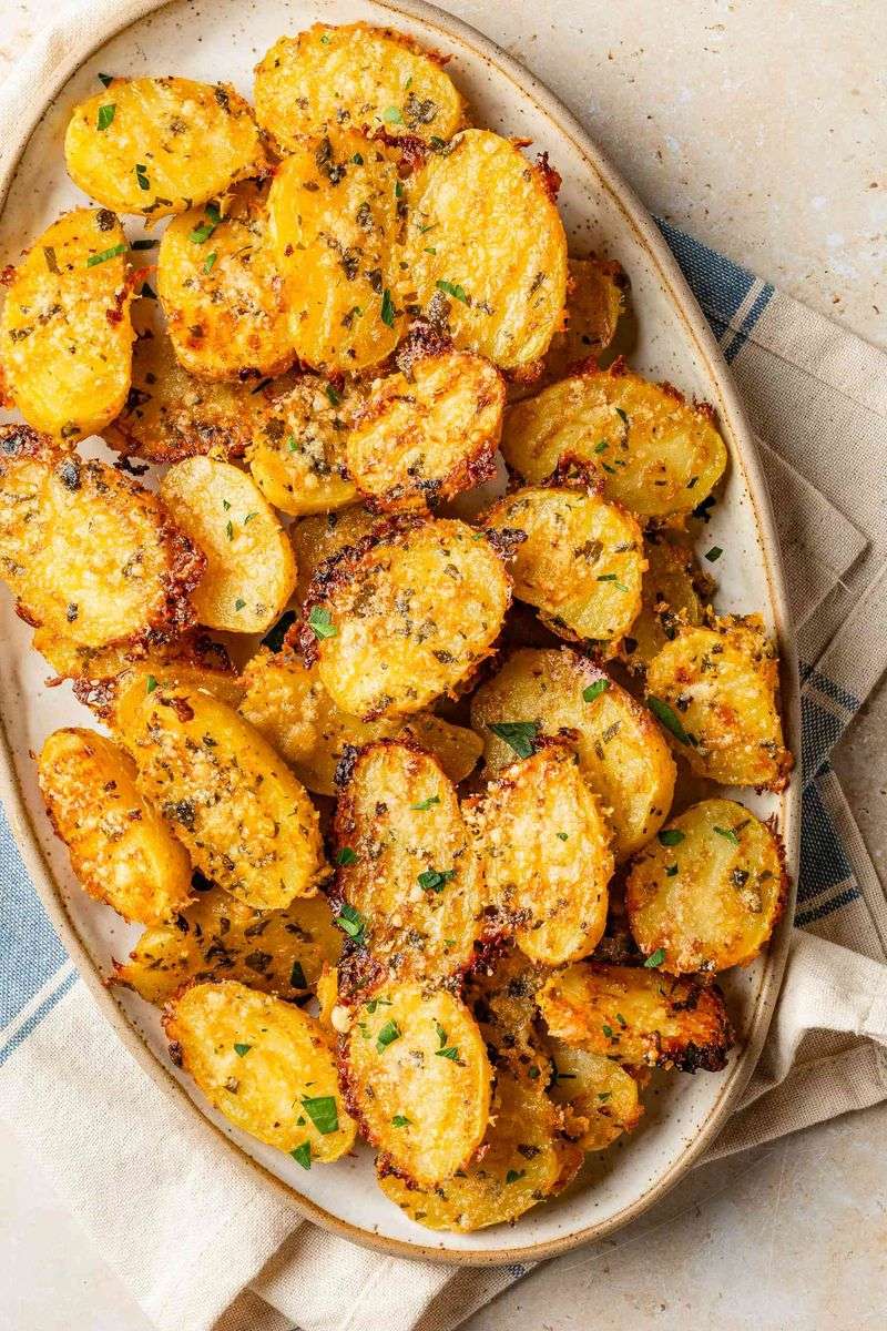 Garlic Parmesan Roasted Potatoes