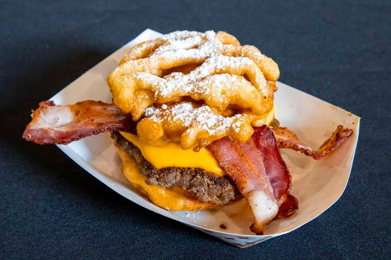 Funnel Cake Burger