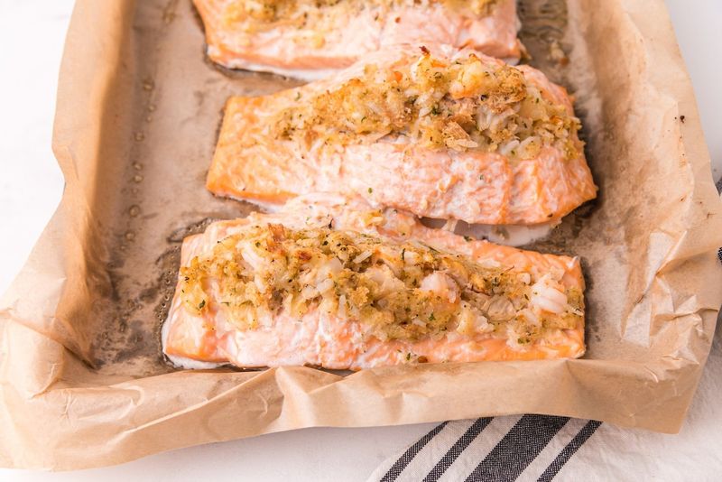 Stuffed Salmon With Crab
