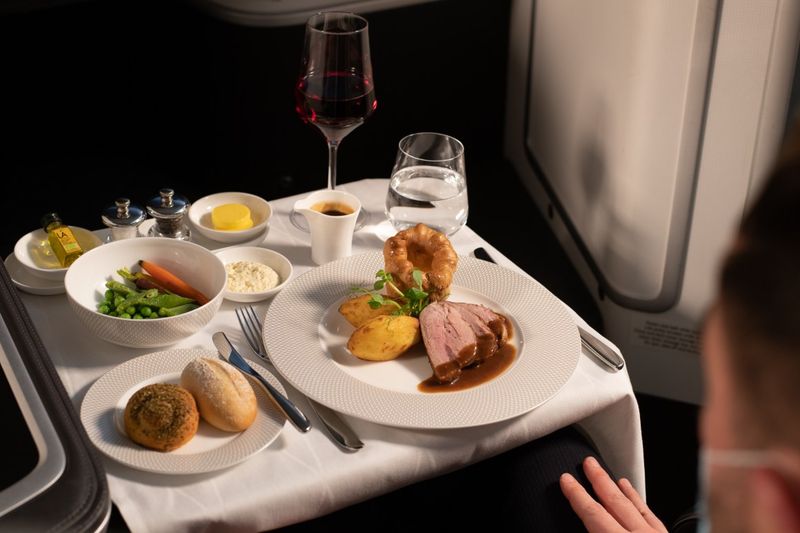 British Airways’ Roast Lamb With Red Wine Jus