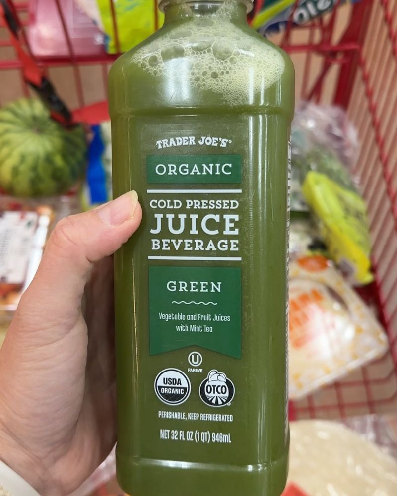 Organic Cold Pressed Green Juice