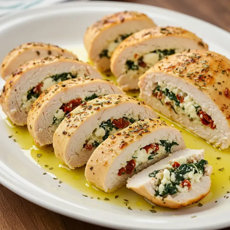 Mediterranean Stuffed Chicken Breast
