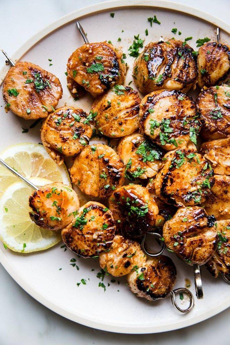 Massachusetts – Grilled Scallops