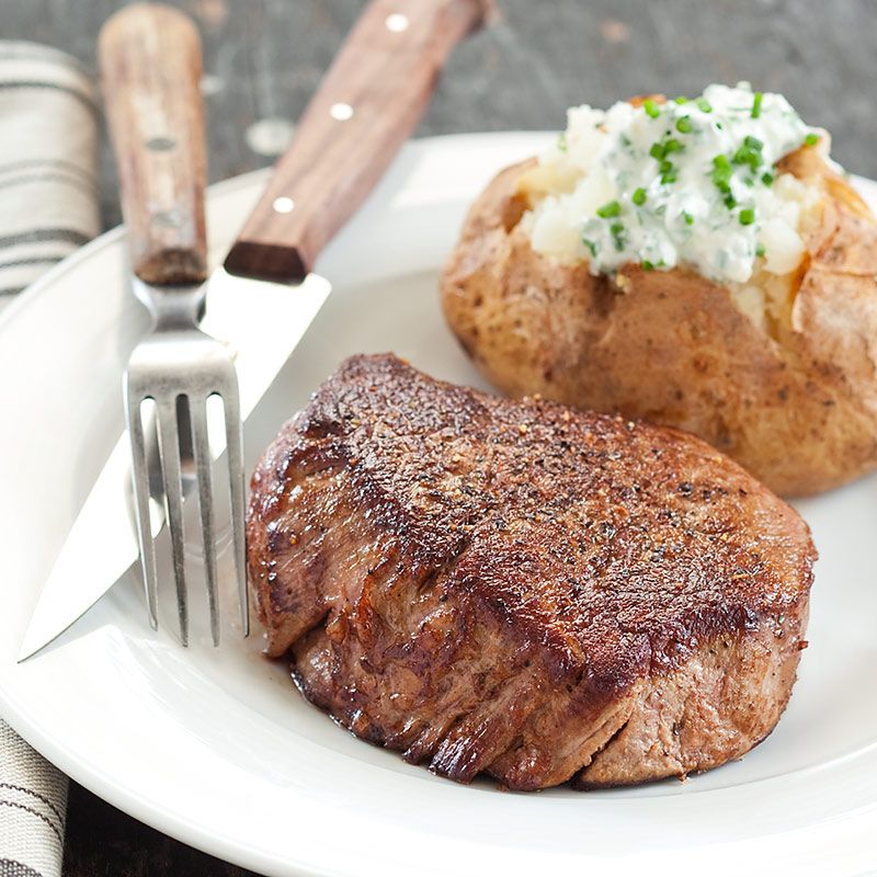 Steak And Baked Potatoes