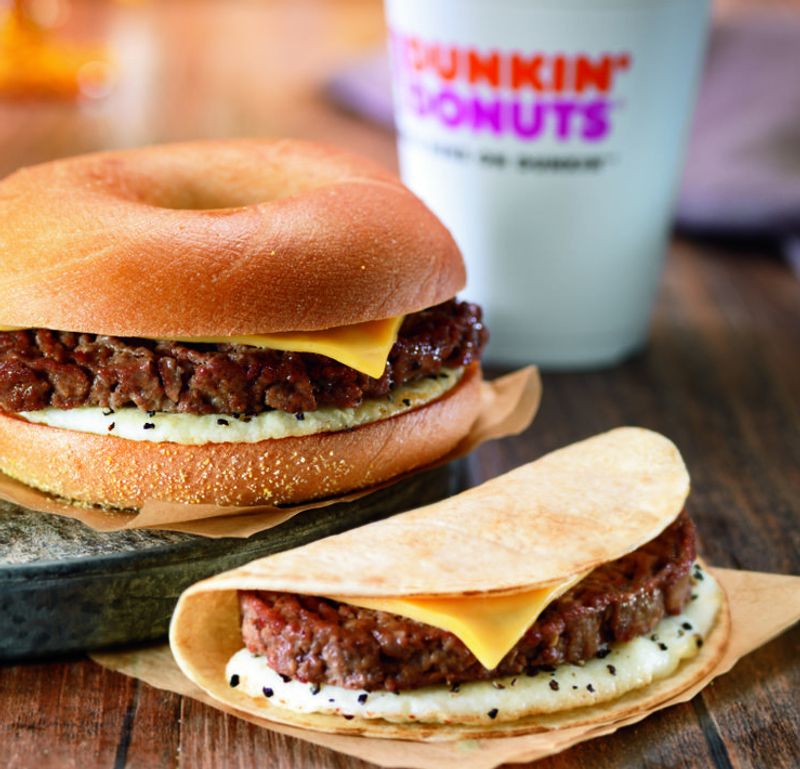 Dunkin's Angus Steak & Egg Sandwich