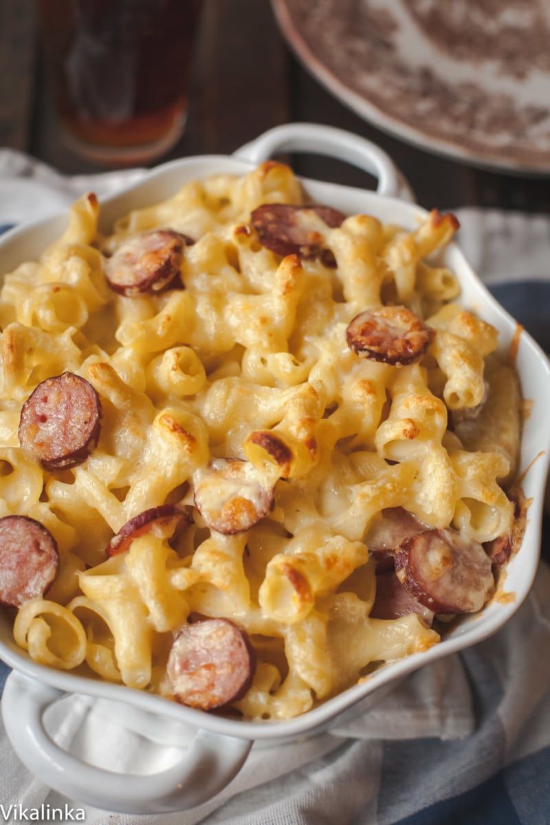 Macaroni And Cheese With Hot Dogs