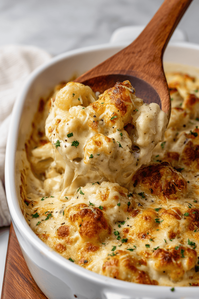 Cheesy Cauliflower Casserole