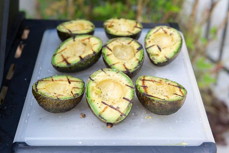 Grilled Avocados With Salsa Fresca