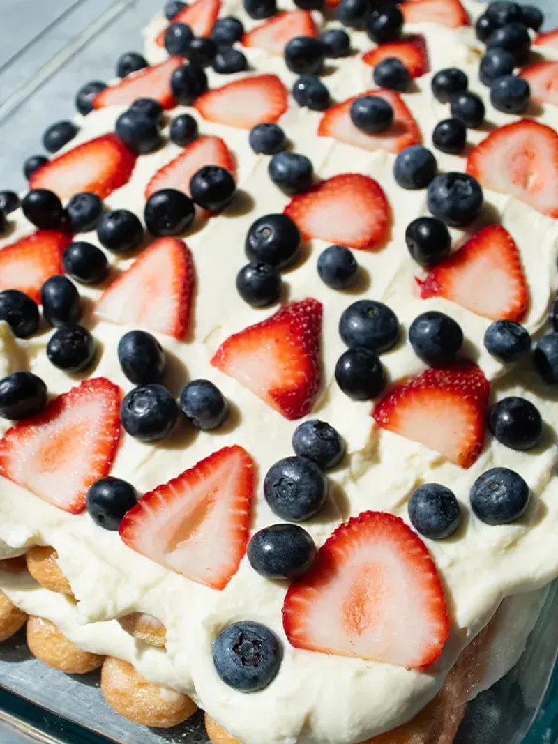 Red, White & Blue Tiramisu