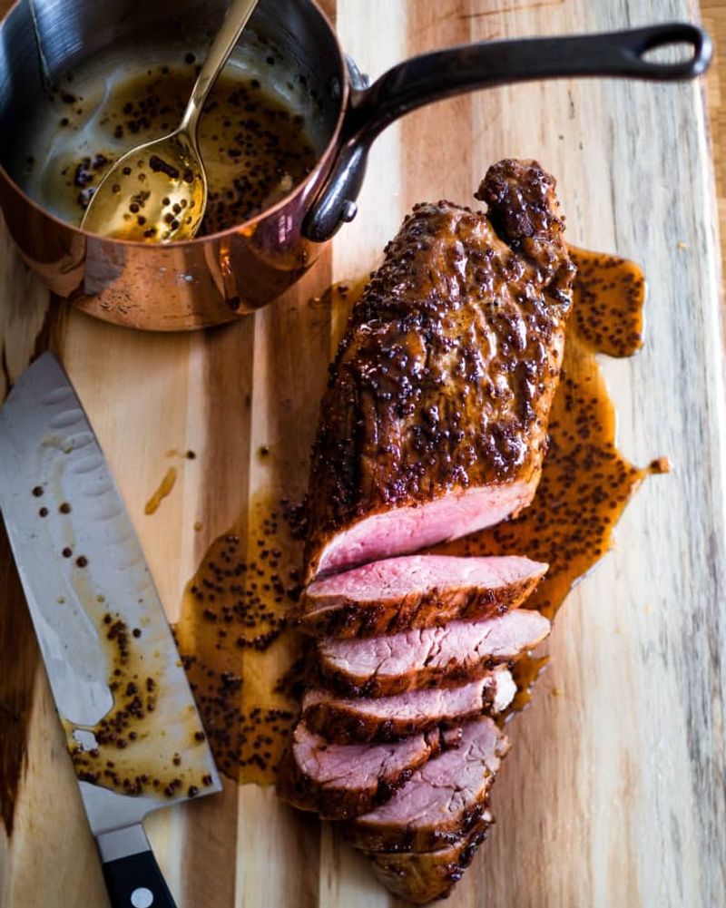Honey-Mustard Glazed Pork Tenderloin