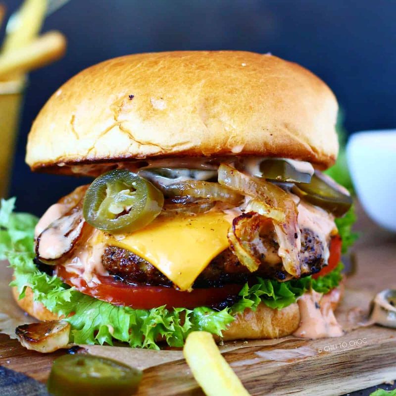 Bill Clinton's Jalapeño Cheeseburgers