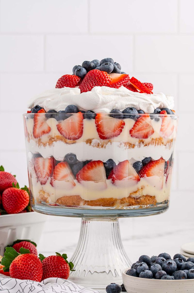 Fourth Of July Trifle