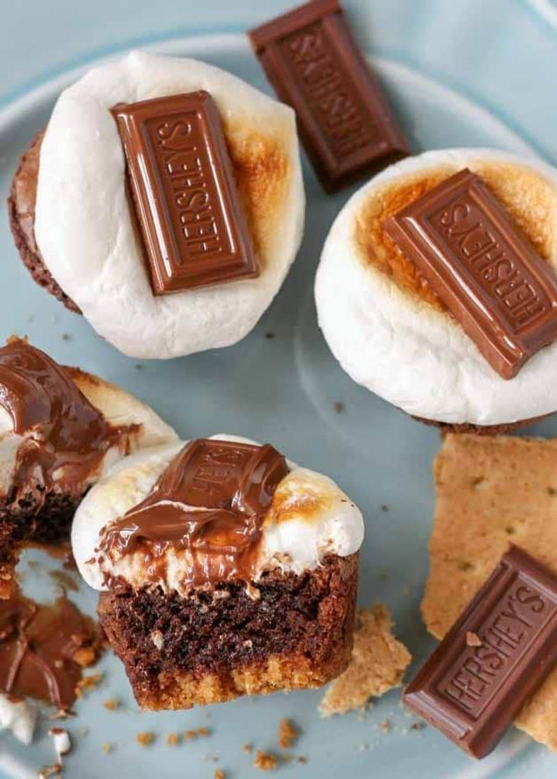 S'mores Brownie Bites