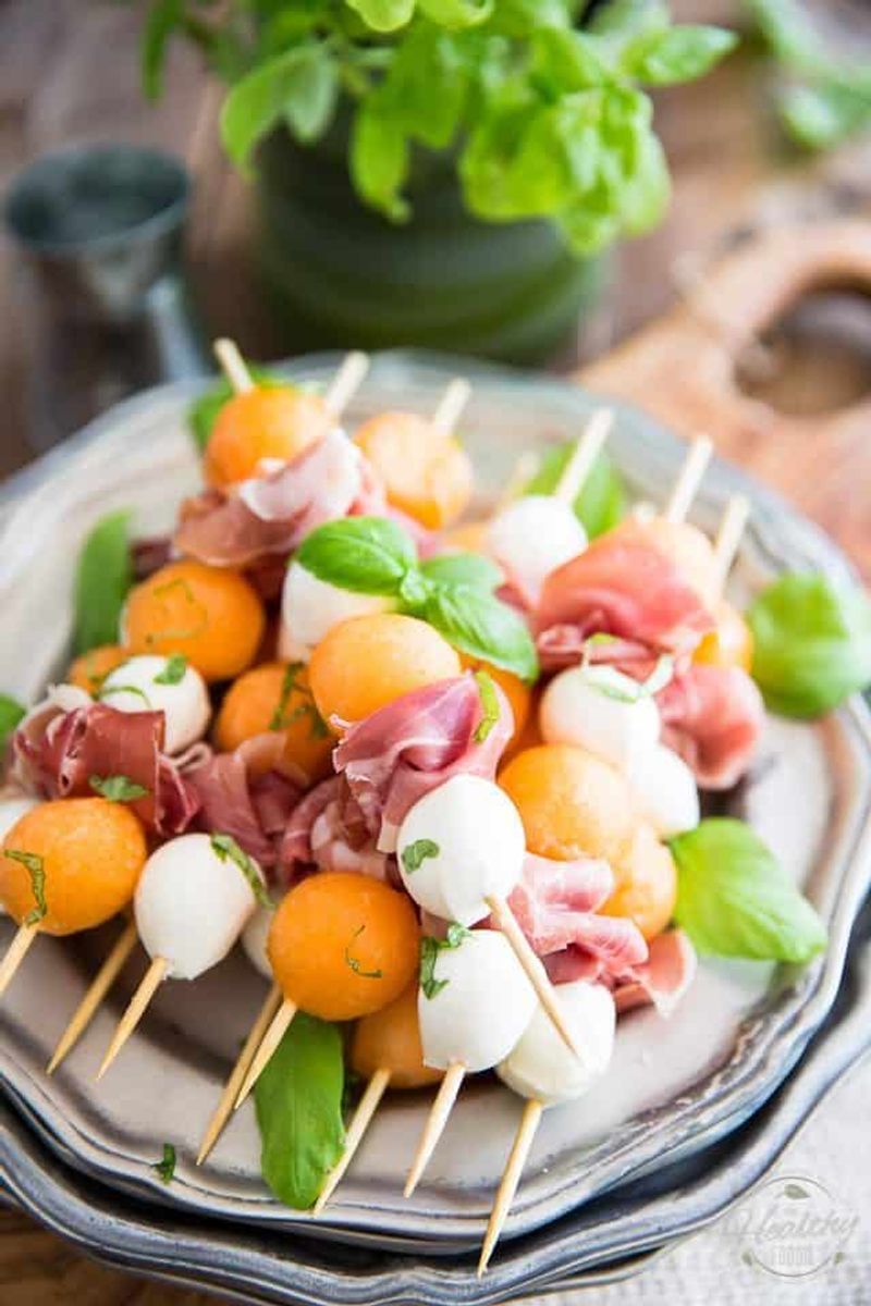 Melon Prosciutto Skewers