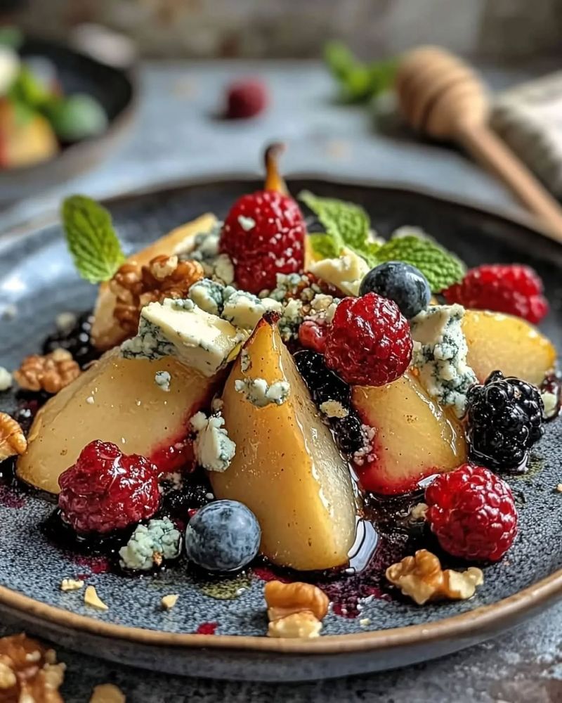 Honey Roasted Fig & Pear Perfection