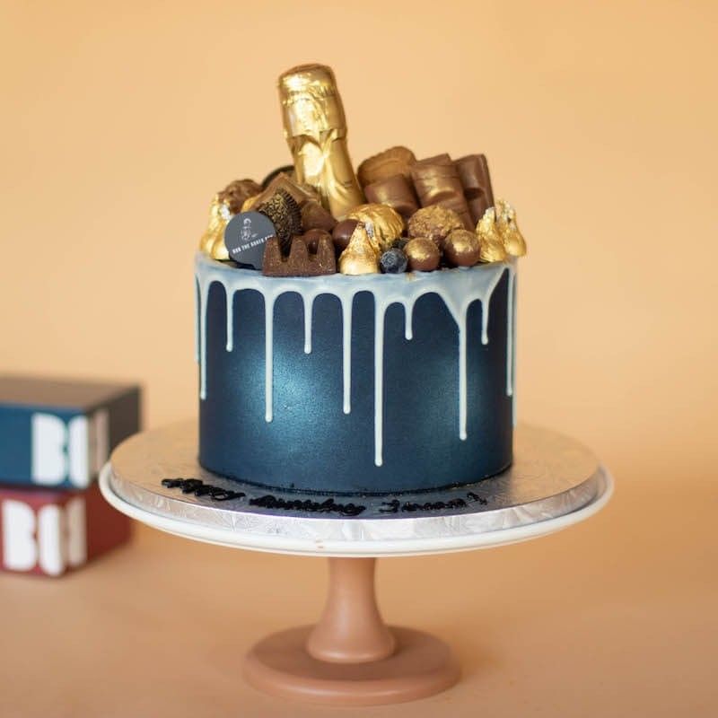 Gravity-Defying Champagne Cascade