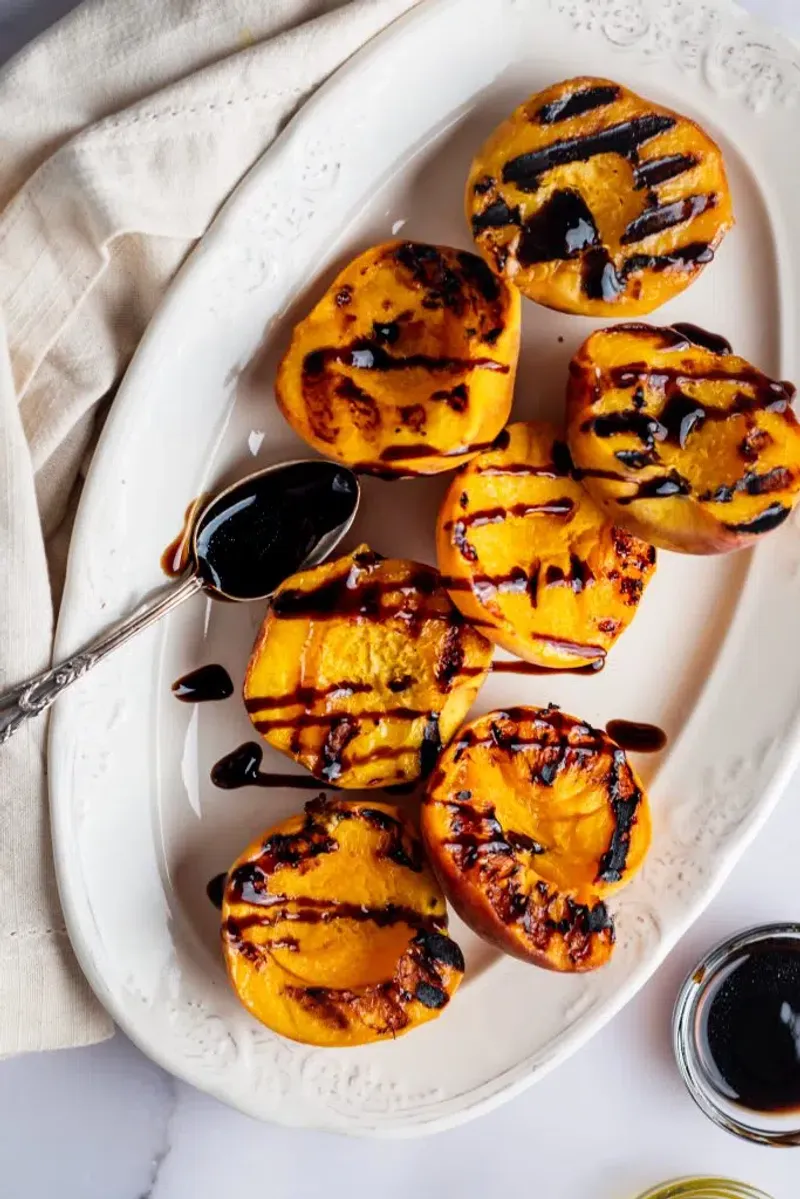 Balsamic Grilled Peaches