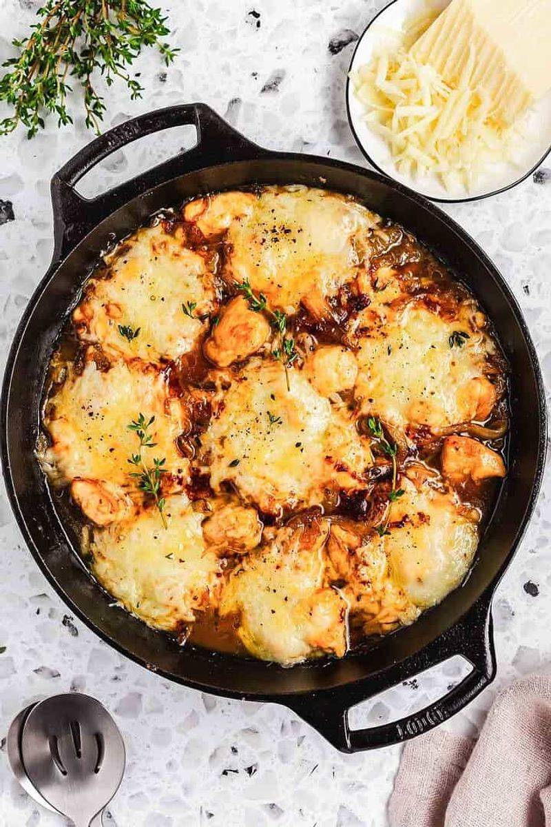 French Onion Chicken Skillet