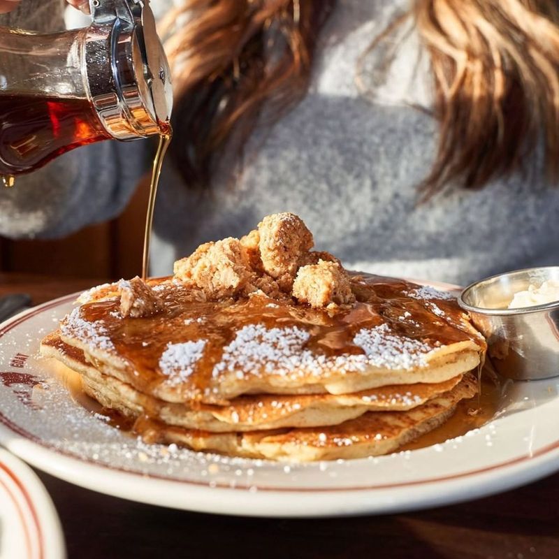 Syrup-Drenched Pancakes