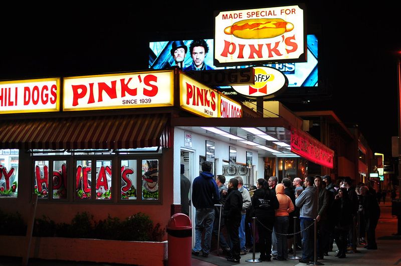Pink’s Hot Dogs – Los Angeles, CA