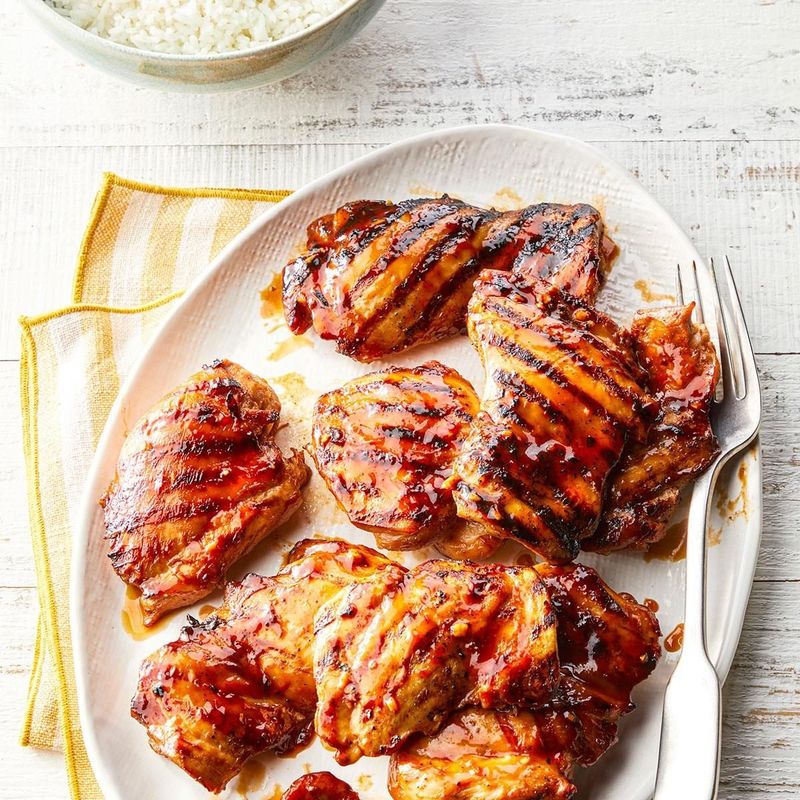 New Hampshire – Grilled Maple Glazed Chicken