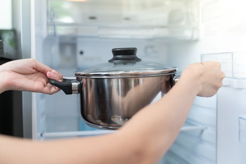Packing Hot Food Directly Into The Fridge