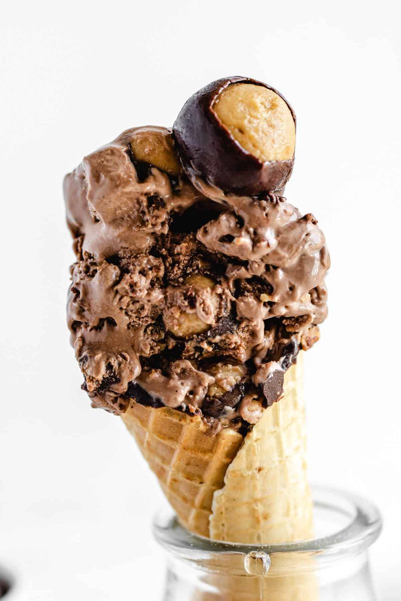Chocolate Buckeye Ice Cream