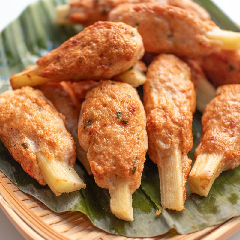 Chao Tôm (Vietnamese Shrimp On Sugarcane)