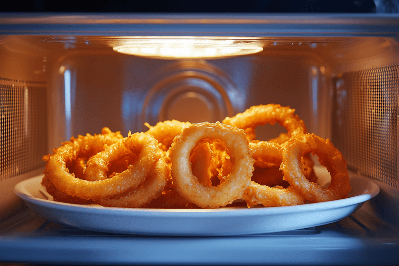 Microwaveable Onion Rings