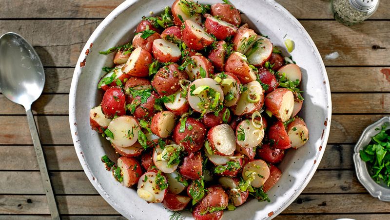 Cold Potato Salad With Vinegar