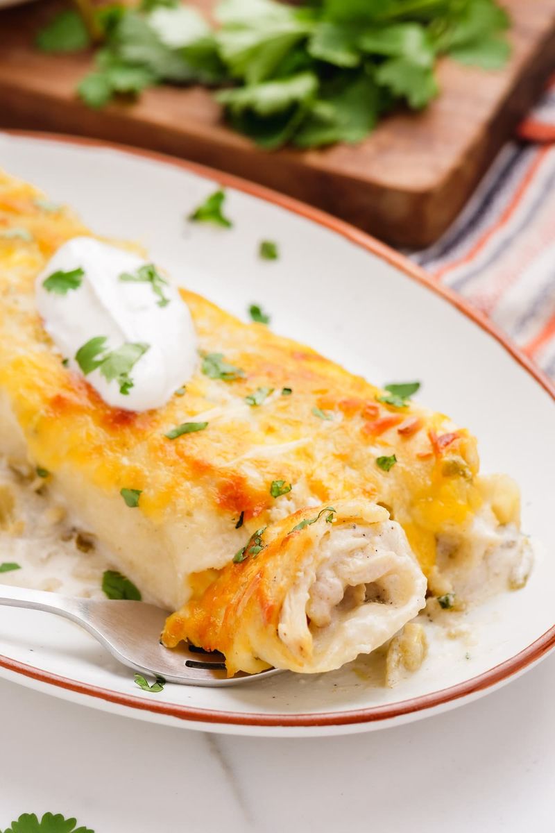 Bland Chicken Enchiladas