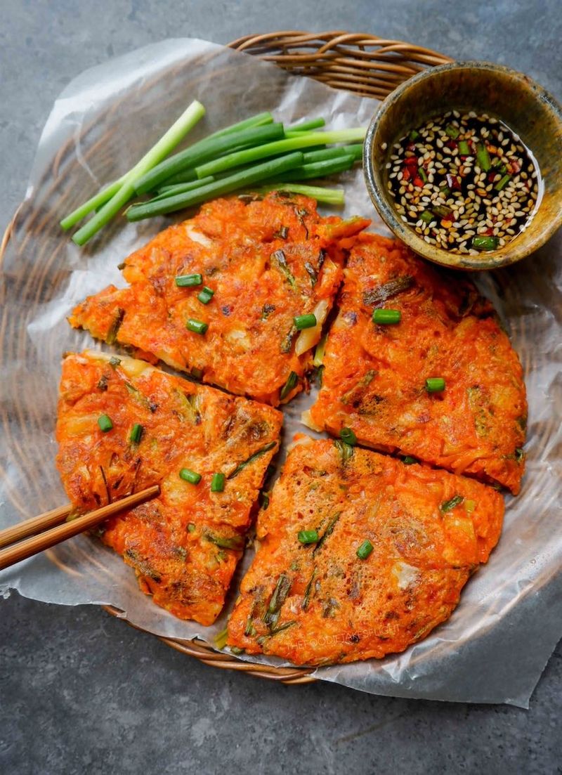 Korean Kimchi Pancakes