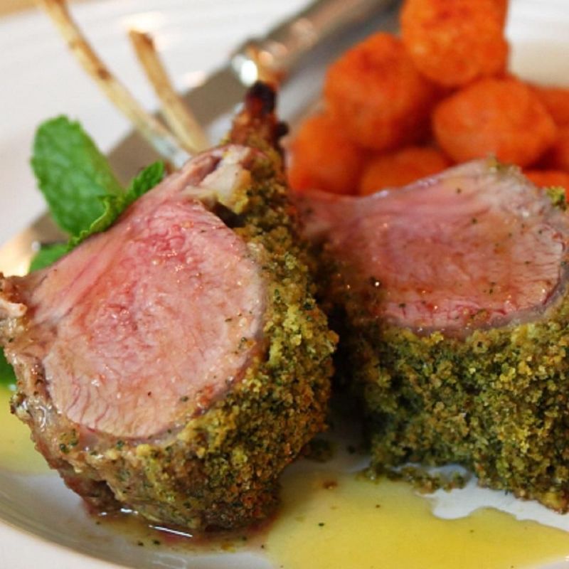 Herb-Crusted Rack Of Lamb