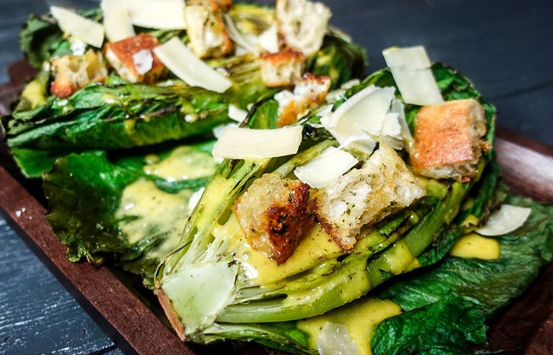 Smoky Grilled Caesar Salad