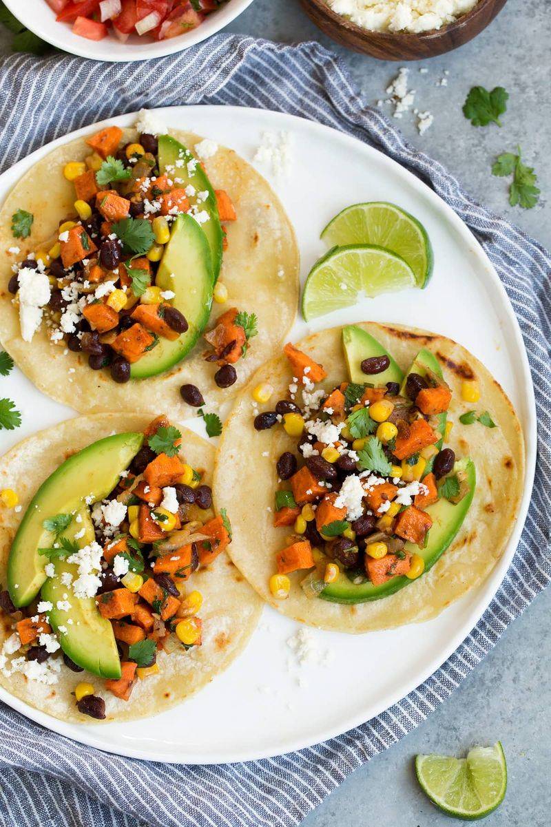Sweet Potato And Black Bean Tacos