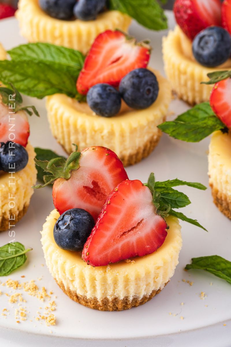 Mini Berry Cheesecakes