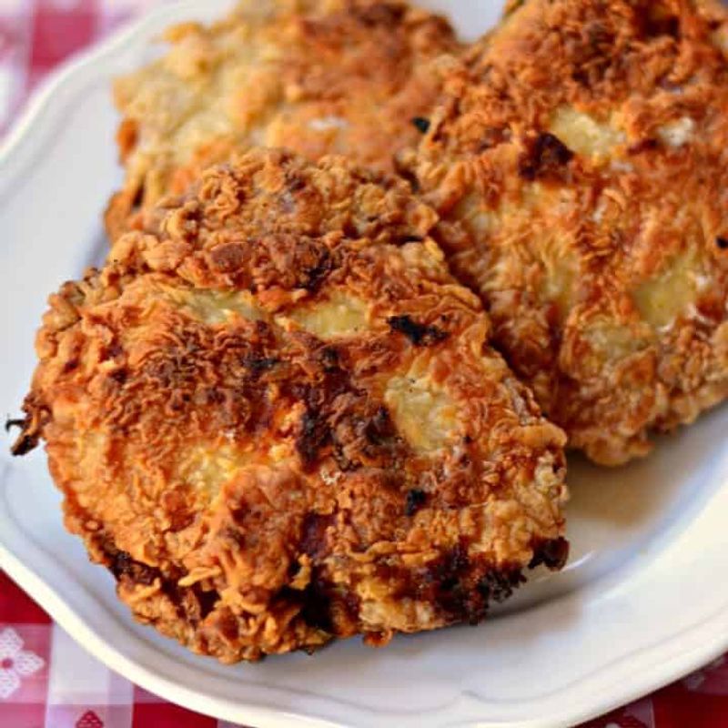 Sweet Tea Brined Fried Chicken
