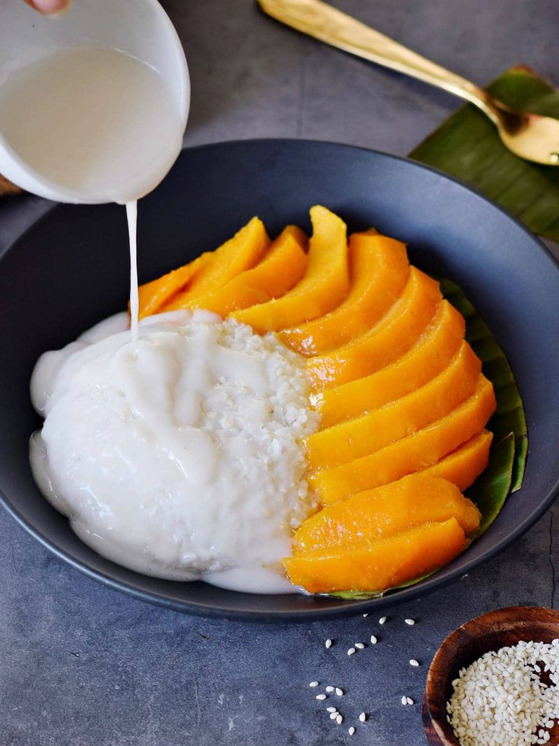 Mango Sticky Rice Pudding