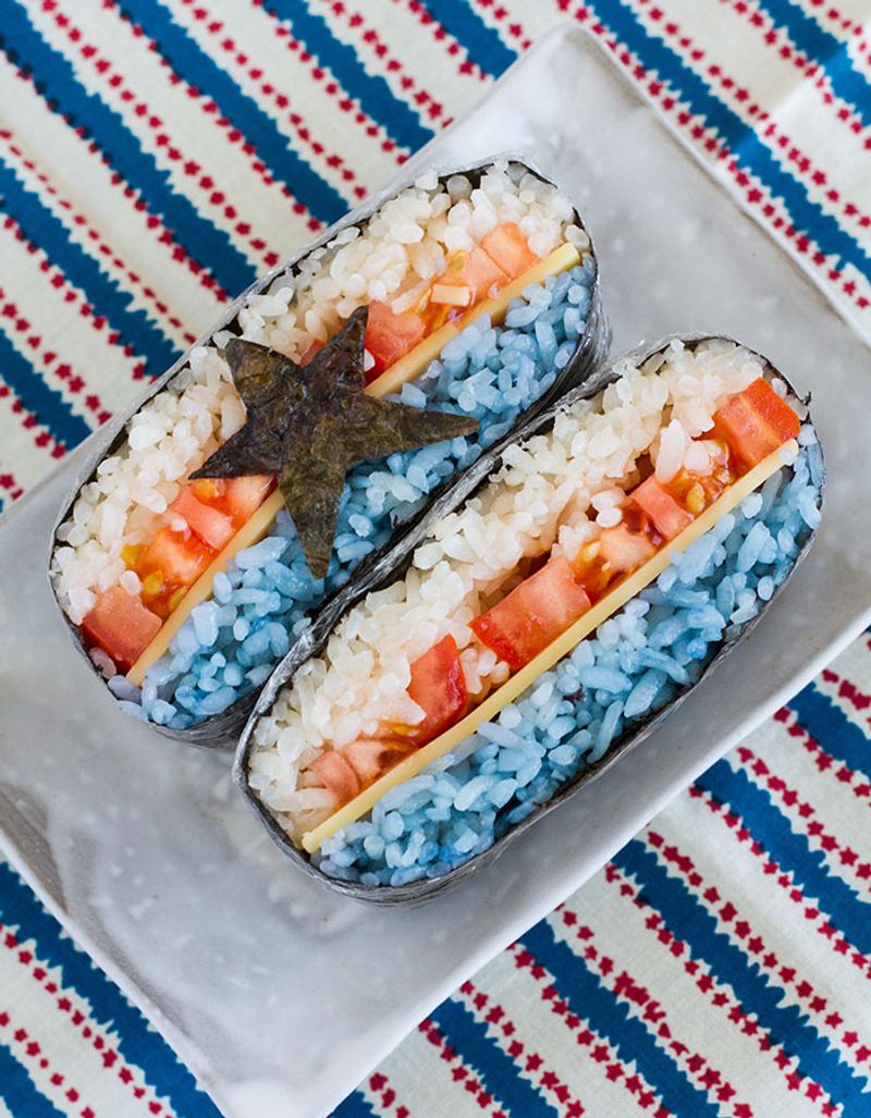 Stars & Stripes Sushi Rolls