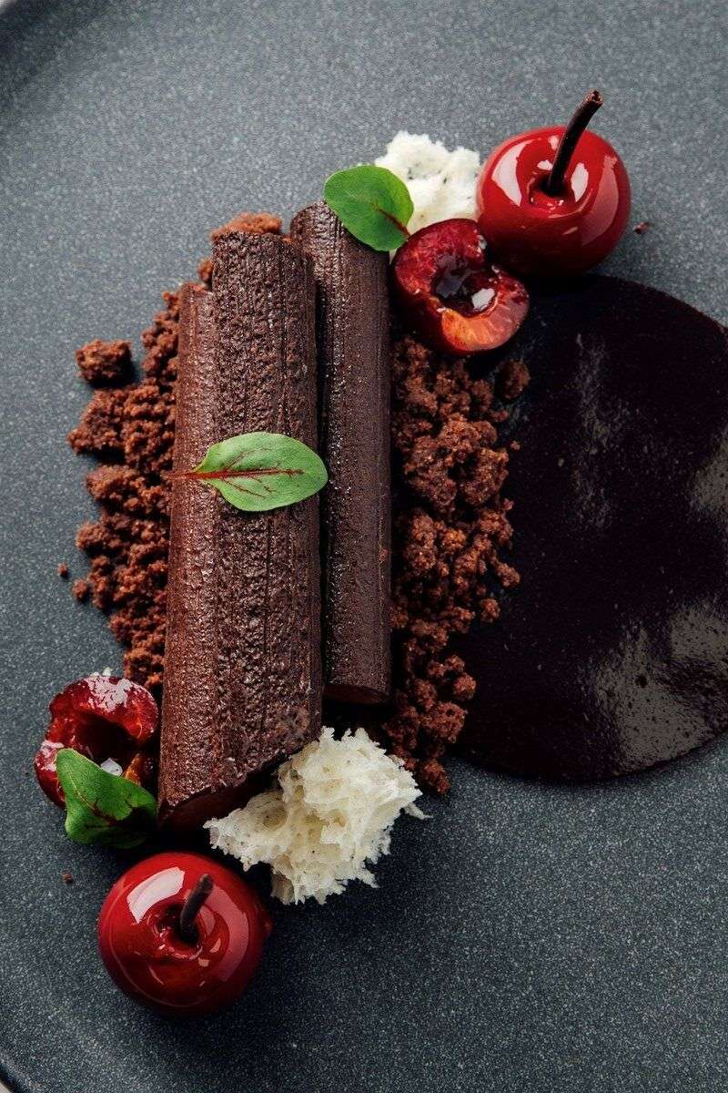 Deconstructed Black Forest Gateau