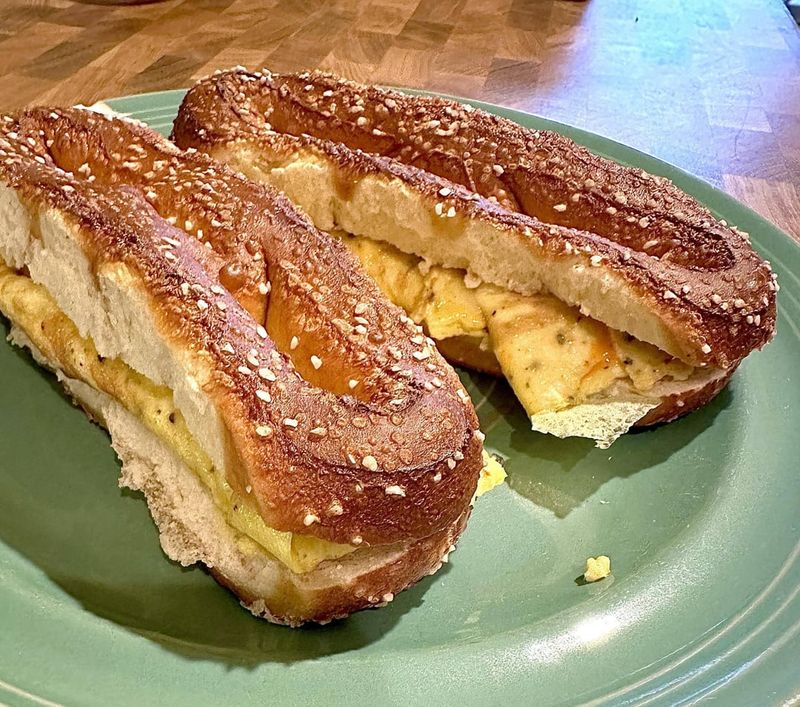 Soft Pretzel Sandwich
