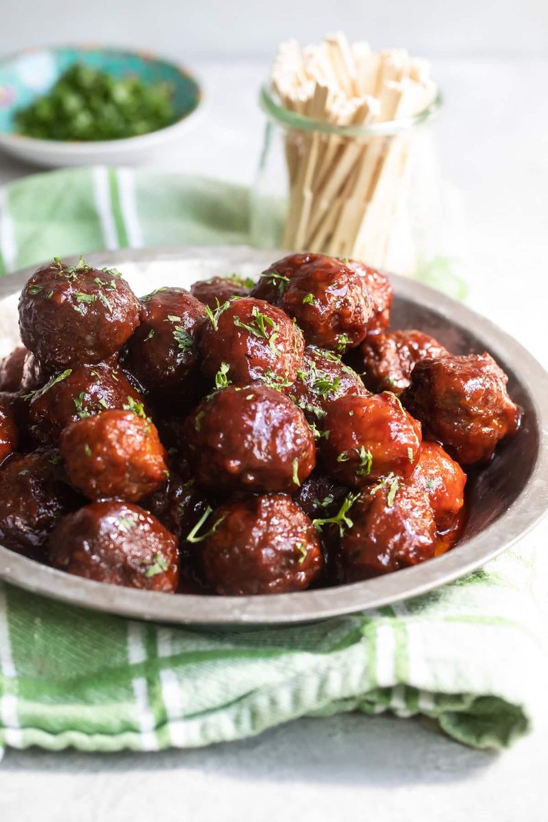 Grape Jelly Meatballs